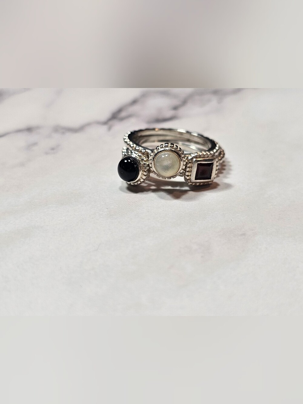 Vintage Sterling 3 rings for stacking
